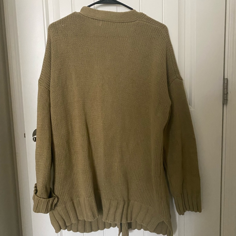 Mod Ref Oversized Sage Green Knit Button Cardigan… - image 4